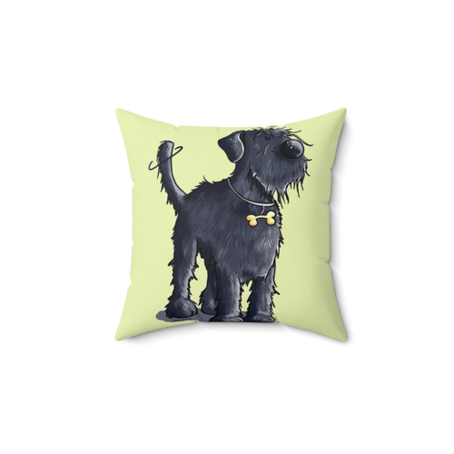 Giant Schnauzer Plush Pillow - Cute Dog Breed Decor