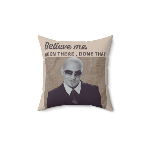 Pitbull Mr. Worldwide Design Pillow