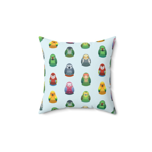 Parrot Nesting Doll Pattern Decorative Pillow