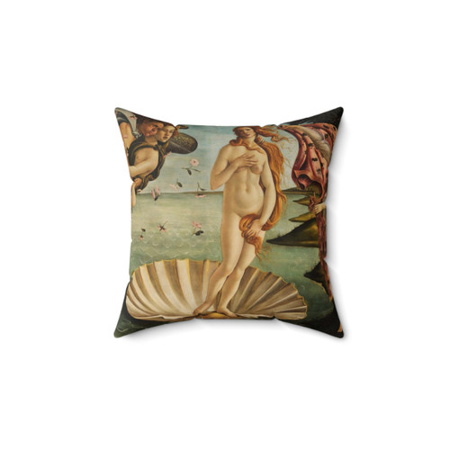 The Birth of Venus Pillow featuring Botticelli's Renaissance masterpiece