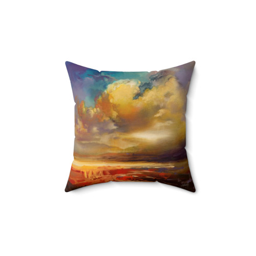 Serene Scottish Sky Pillow