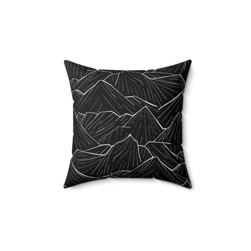 Mountain Pattern Decorative Pillow