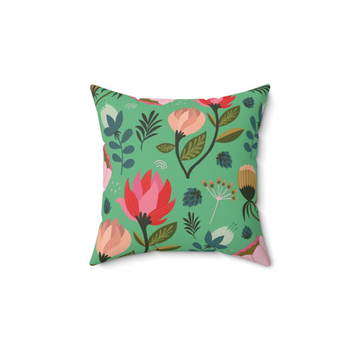 Floral Decorative Throw Pillow