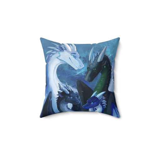 Wings of Fire Darkstalker Family Pillow
