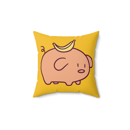 Cute Banana Pig Plush Pillow