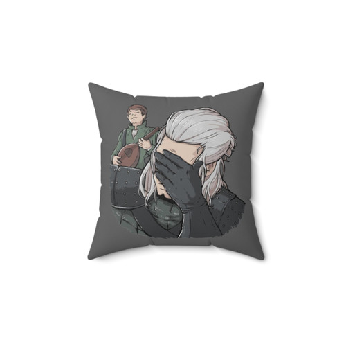 Geralt of Rivia Face Palm Pillow