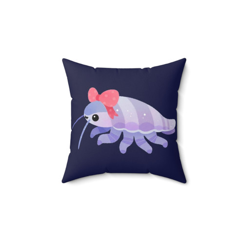 Ribbon Giant Isopod Decorative Throw Pillow