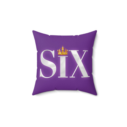 Six the Musical Logo Decorative Pillow