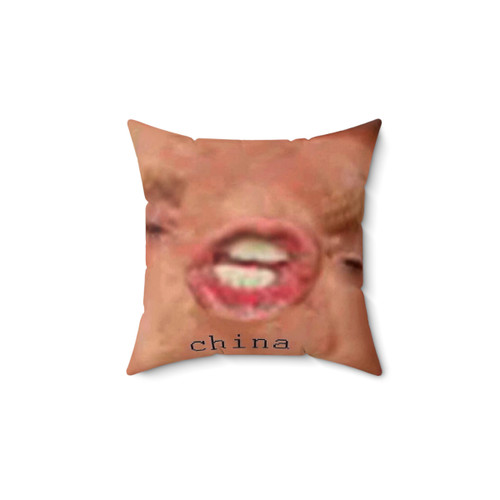 Trump Funny Face Decorative Pillow