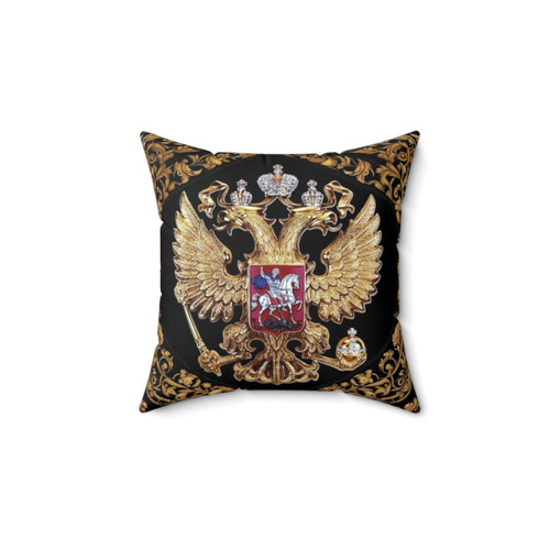 Russian Coat of Arms Tapestry Pillow