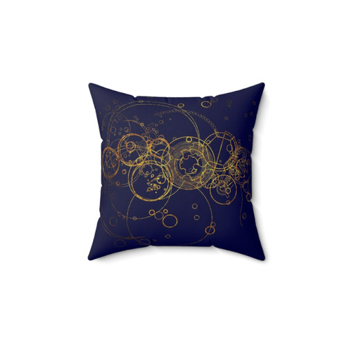 Time Lord Writing Transparent Pillow