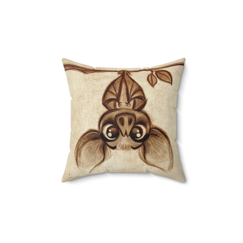 Doodles by David Kawena - Decorative Bat Pillow