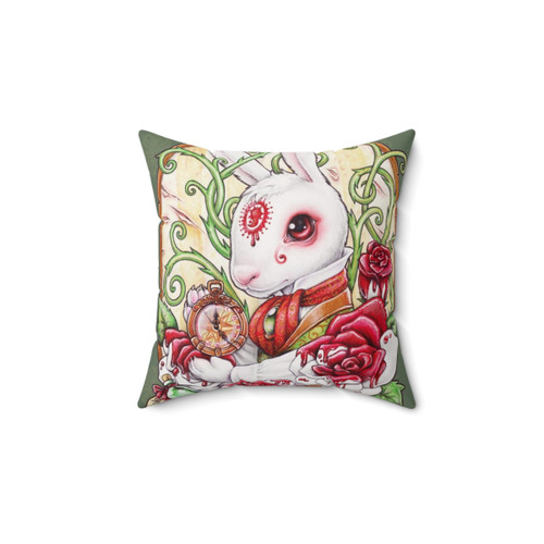Rabbit Hole Pillow - Vintage Alice in Wonderland Decor