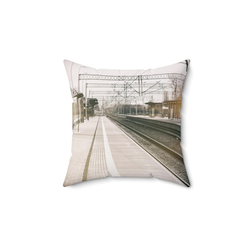 Street Photo Station Decorative Pillow