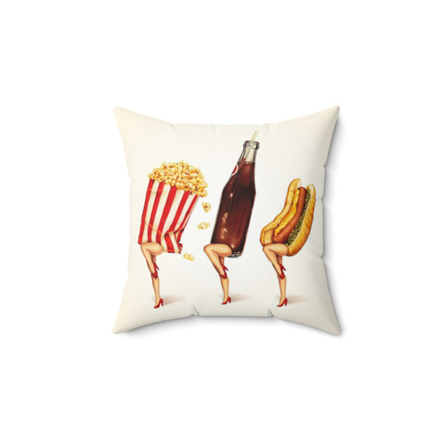 Retro Movie Girls Pillow
