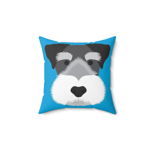 Cute Miniature Schnauzer Pillow for Dog Lovers