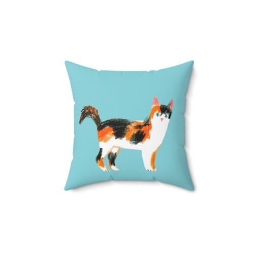 Calico Cat Decorative Throw Pillow