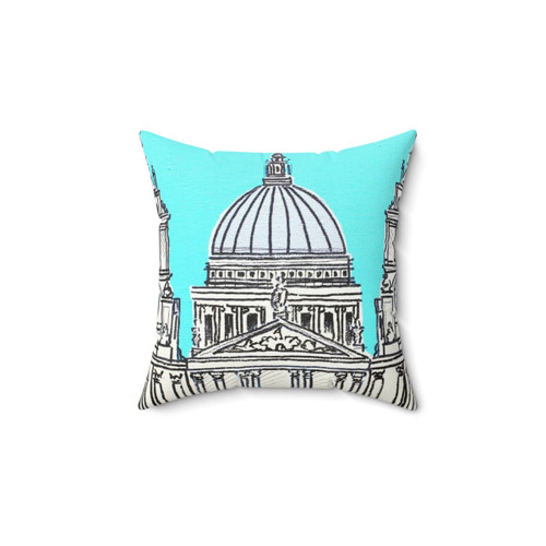 London St. Paul's Cathedral Decorative Pillow