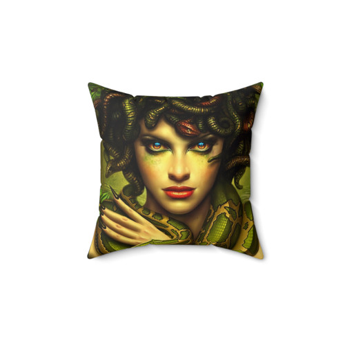 Medusa Pillow - Mythical Greek Goddess Cushion