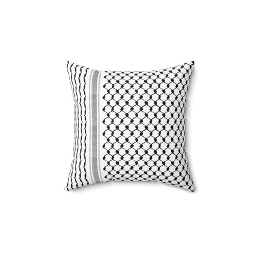 Palestinian Hatta Kufiya Pattern Pillow