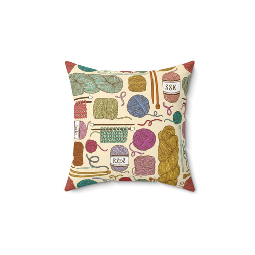 Knit or Crochet Decorative Pillow