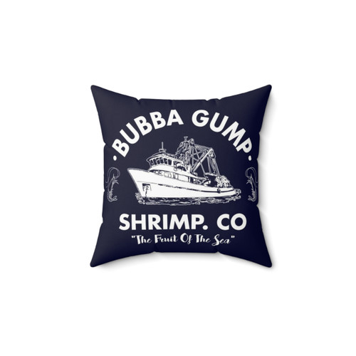 Forrest Gump Shrimp Themed Pillow