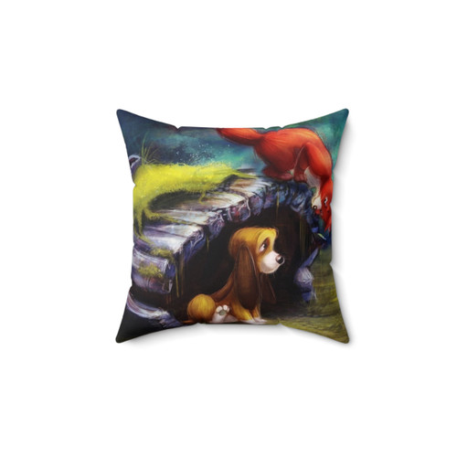 Classic Disney Friends Pillow featuring The Fox and the Hound characters