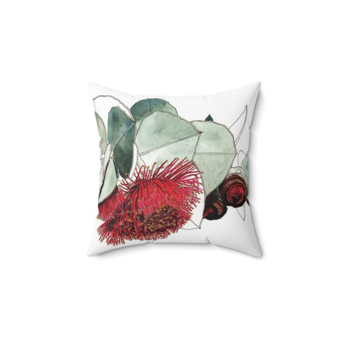 Mallee Flower Gum Nut Pillow - Botanical Australian Home Decor