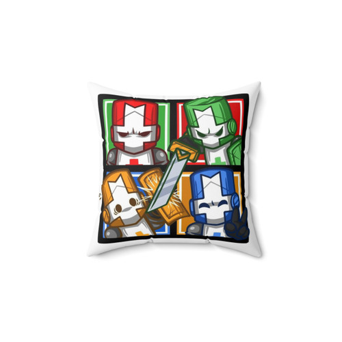 Castle Crashers 4-Square Pillow