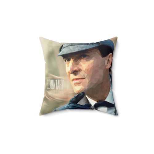 ELEMENTARY Pillow - Low Poly Victorian Detective Art