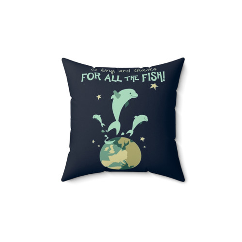 Hitchhiker's Guide to the Galaxy Dolphin Pillow