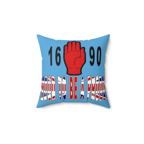 Proud to be a Proddy 1690 Pillow - King William of Orange Design