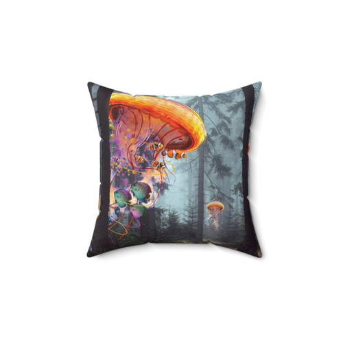 Enchanting Jellyfish Worlds Pillow