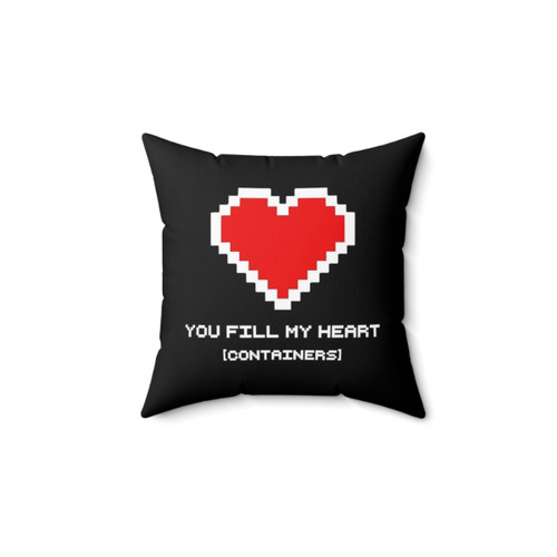 Retro Gamer Heart Pillow