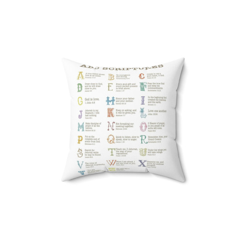 ABC Scriptures (Light) Pillow - JW Convention Souvenir