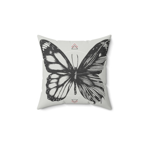 Delicate Butterfly Pillow for Surreal Home Decor