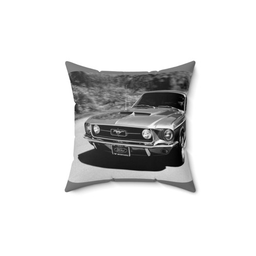 Vintage 1967 Ford Mustang Pillow