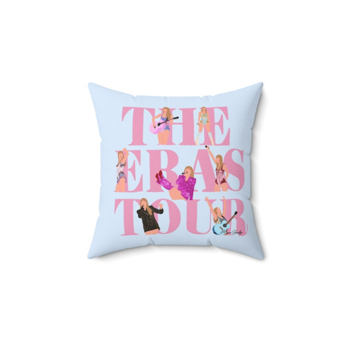 Taylor Swift The Eras Tour Logo Art Pillow
