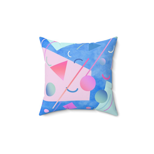 80s Pop Retro Memphis Pattern Pillow