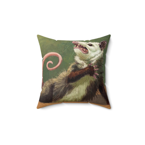 Dramatic Opossum Actress Pillow