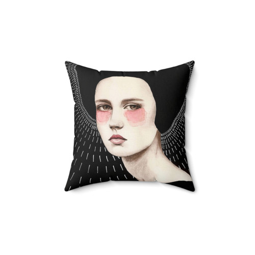 Freda Woman Portrait Pillow