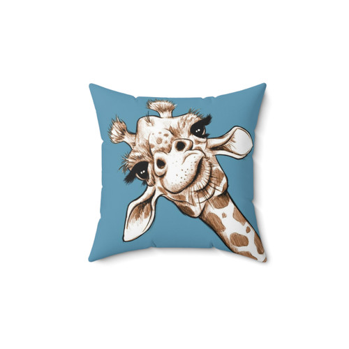 Sketch Giraffe Decorative Throw Pillow