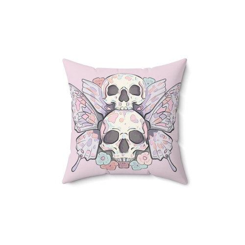 Pastel Death Moth Decorative Pillow