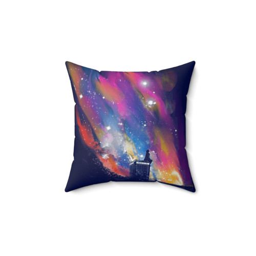Colorful 13th Doctor Throw Pillow