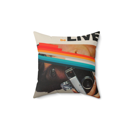 Vintage Graphic Design beLive Pillow