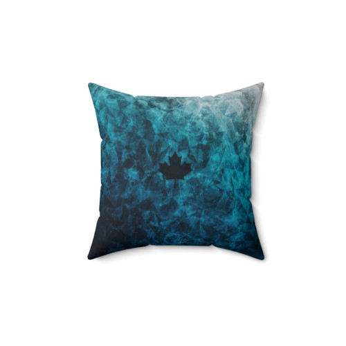 Black Ice Camouflage Print Pillow