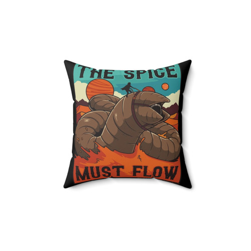 Dune Sandworm Riding Pillow for Sci-Fi Fans