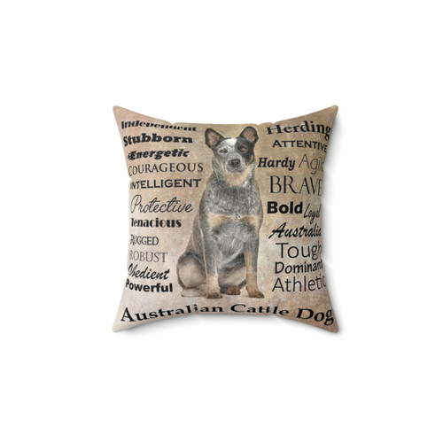 Australian Cattle Dog Traits Pillow