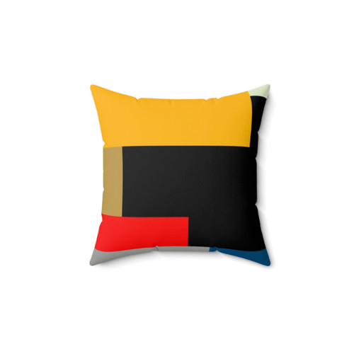 Modernism One Primary Color Block Pillow