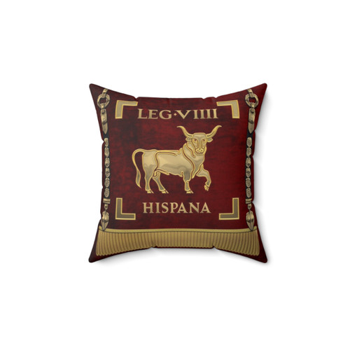 Spanish 9th Legion Vexillum Pillow - Roman Army Decor